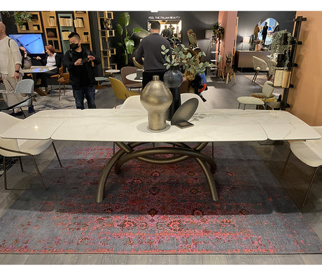 Table à manger extensible céramique avec rallonges  - Souffle d'intérieur