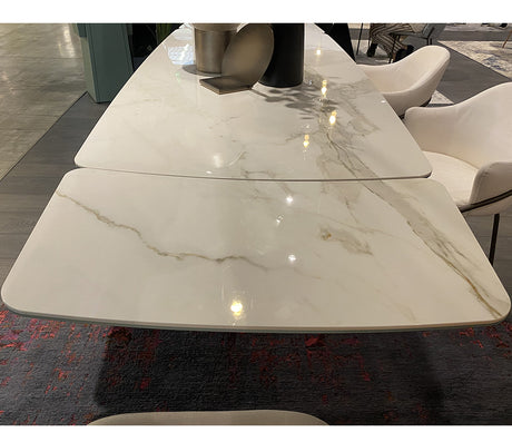 Table à manger extensible céramique avec rallonges  - Souffle d'intérieur