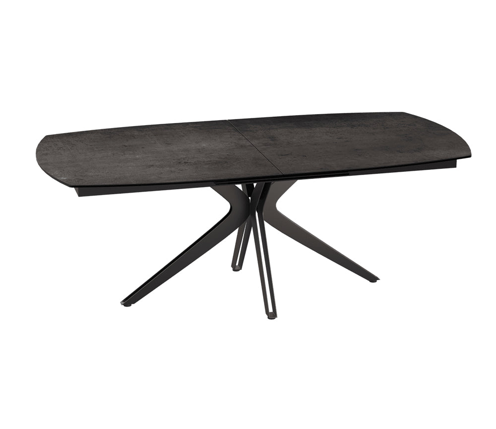 Table céramique extensible rouille de salle à manger - Akante - Souffle d'intérieur 