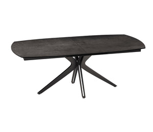 Table céramique extensible rouille de salle à manger - Akante - Souffle d'intérieur 