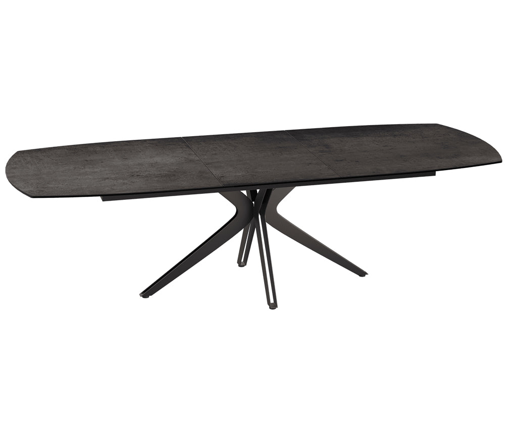 Table céramique extensible rouille de salle à manger - Akante - Souffle d'intérieur 