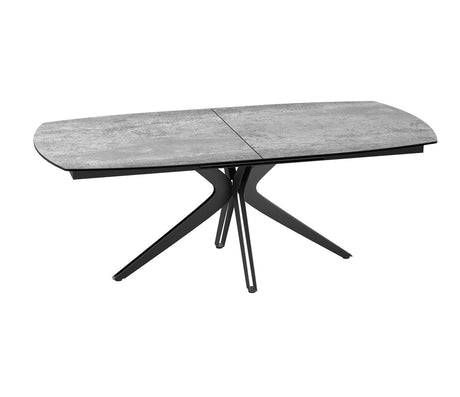 Table céramique extensible gris de salle à manger - Akante - Souffle d'intérieur 