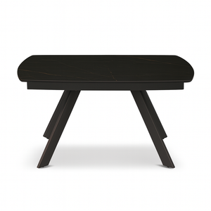 Table céramique noire extensible – Souffle d’Intérieur