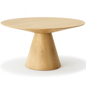 Table ronde en bois de salle à manger - Glonny