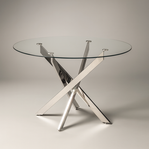 Fixed glass table