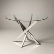 table ronde en verre