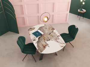 Table céramique extensible par rotation - New Austin