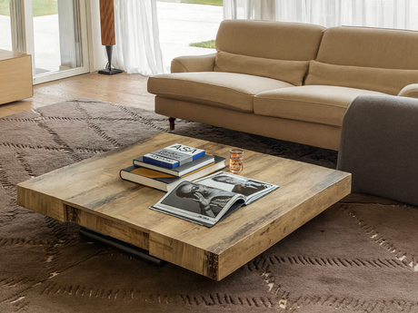 Table basse relevable extensible bois - Altacom - Souffle d'intérieur