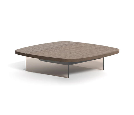 Table basse avec plateau relevable bois - Ozzio - Souffle d'intérieur