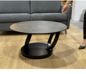 Table basse céramique ronde pivotante - Rosy