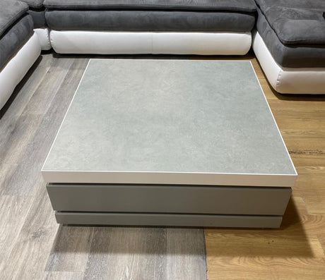 Table basse céramique avec plateau relevable  - Souffle d'intérieur