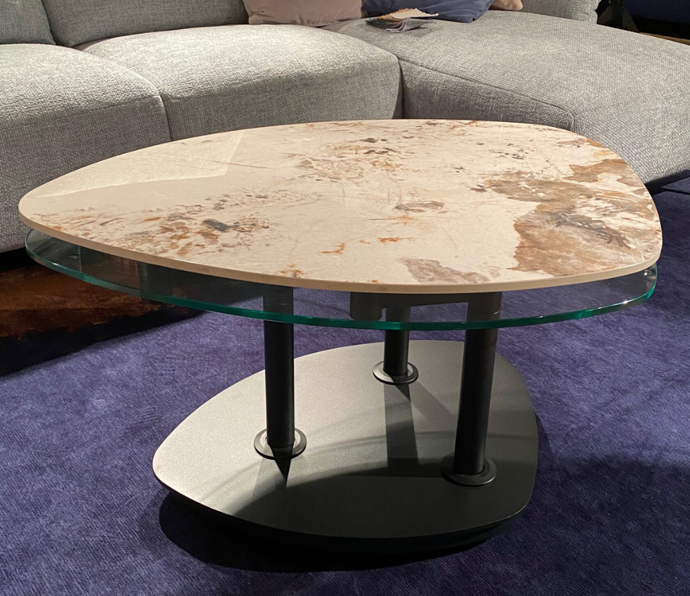 table basse céramique pivotante