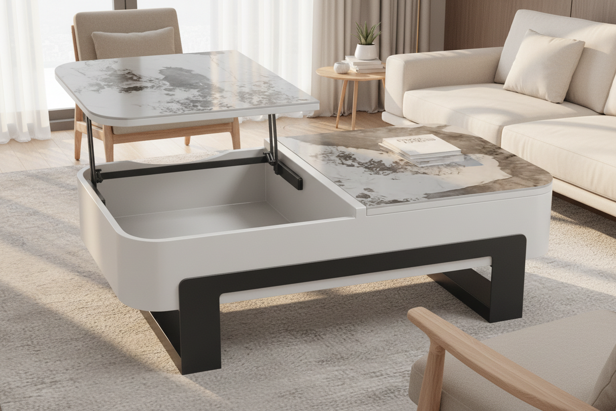Coffee table with lifting top 110x60cm - Manuella