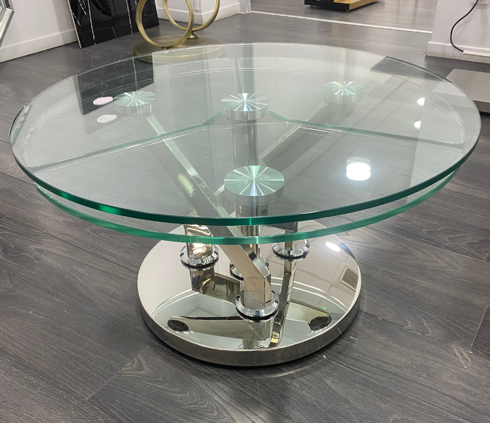 table basse en verre design