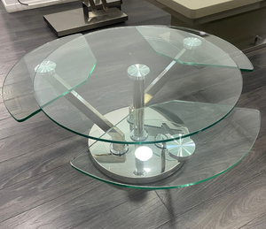 table basse en verre design - Souffle d'intérieur