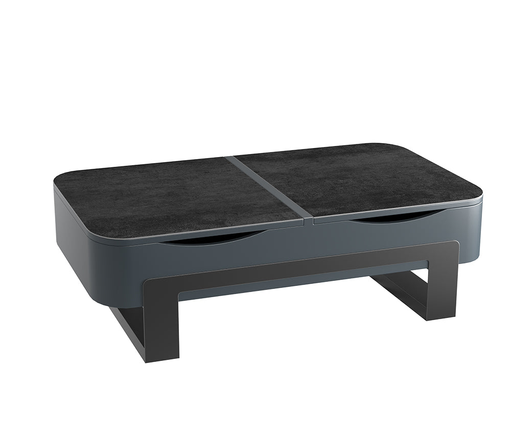 Table basse plateau relevable en céramique rectangulaire - Akante - Souffle d'Intérieur