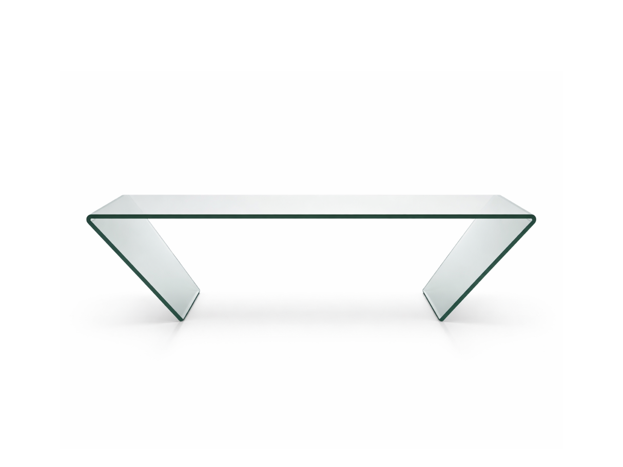 Table basse en verre rectangulaire - Kidsy