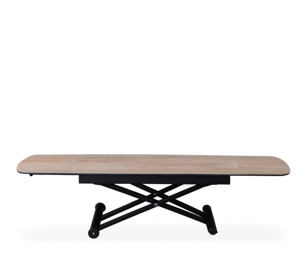 Table relevable extensible ceramique - Lunella