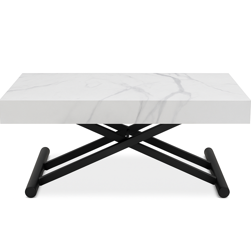 Table relevable extensible blanche - Cassio