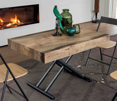 Table basse relevable extensible bois - Altacom - Souffle d'intérieur