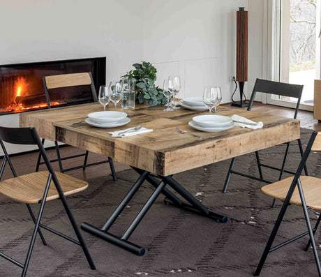 Table basse relevable extensible bois - Altacom - Souffle d'intérieur
