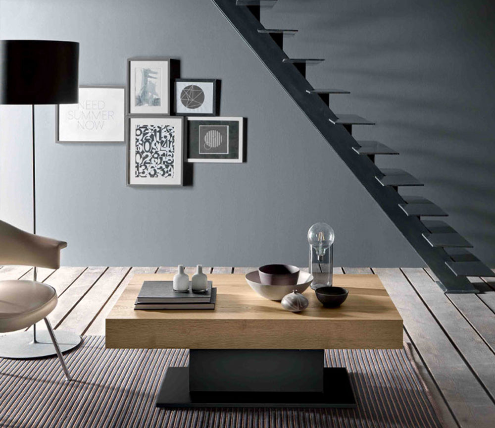 Table basse relevable extensible bois - Altacom - Souffle d'intérieur