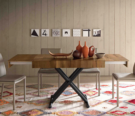 Table basse relevable extensible bois massif - Altacom - Souffle d'intérieur