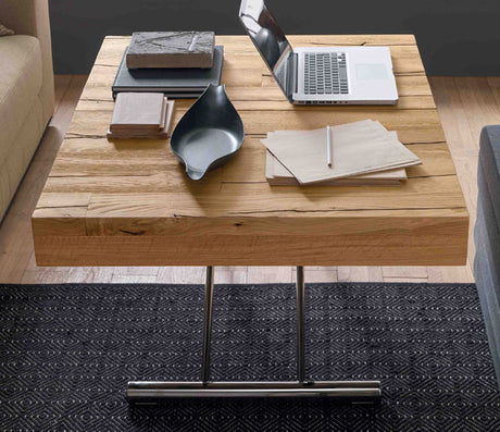 Table basse relevable extensible bois massif - Altacom - Souffle d'intérieur