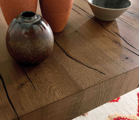 Table basse relevable extensible bois massif - Altacom - Souffle d'intérieur