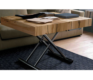 Table basse relevable extensible bois massif - Altacom - Souffle d'intérieur