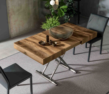 Table basse relevable extensible bois massif - Altacom - Souffle d'intérieur