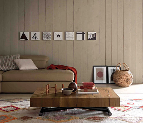 Table basse relevable extensible bois massif - Altacom - Souffle d'intérieur