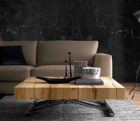 Table basse relevable extensible bois massif - Altacom - Souffle d'intérieur
