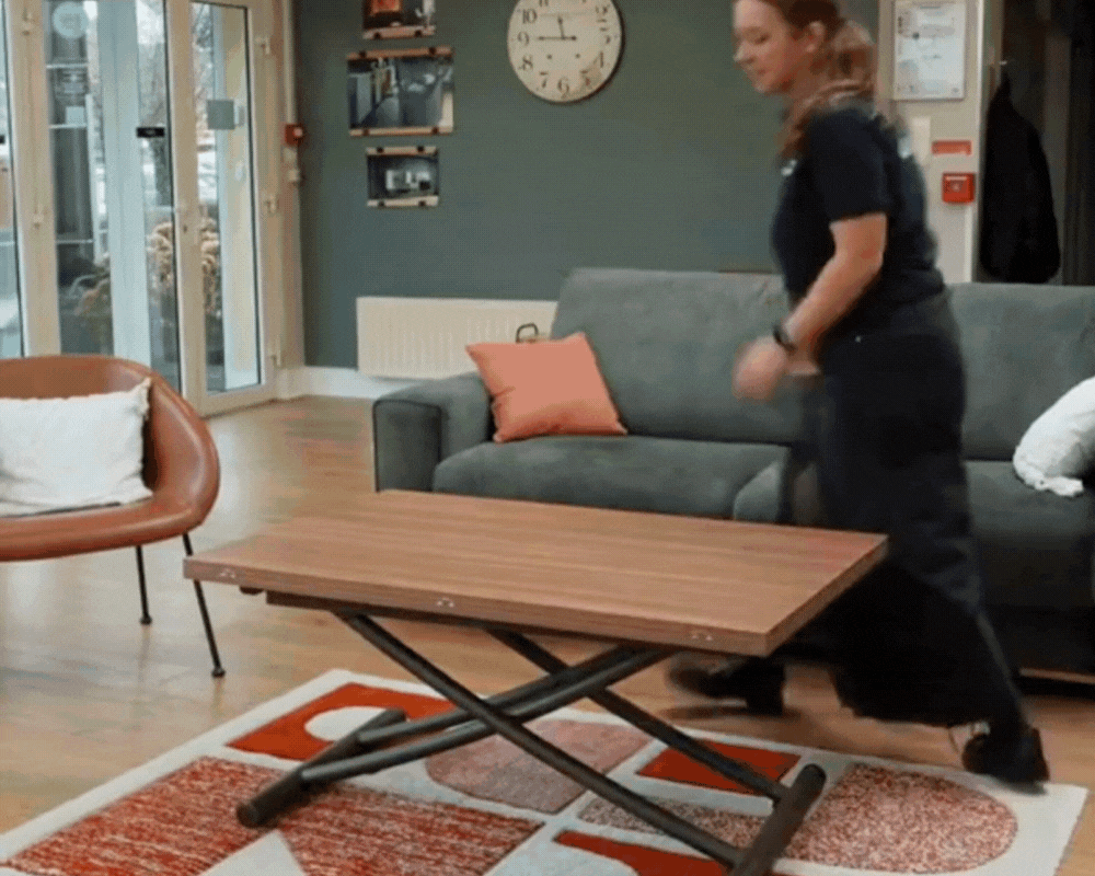 Table basse relevable extensible bois - Altacom - Souffle d'intérieur