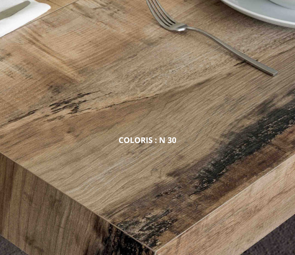 Table basse relevable extensible en bois - Compact