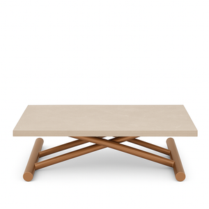 Table basse relevable et extensible effet marbre – design italien Gingy Altacom | Souffle d’Intérieur
