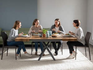 Lift-up coffee table 95x90cm - Levantelle