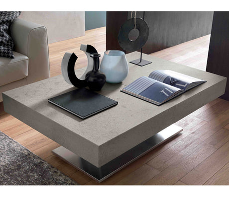 Table basse relevable extensible grise - Altacom - Souffle d'intérieur
