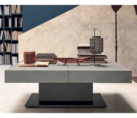 Table basse relevable extensible grise - Altacom - Souffle d'intérieur