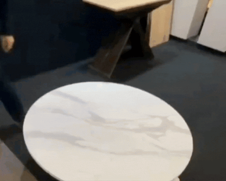 table basse relevable ronde extensible