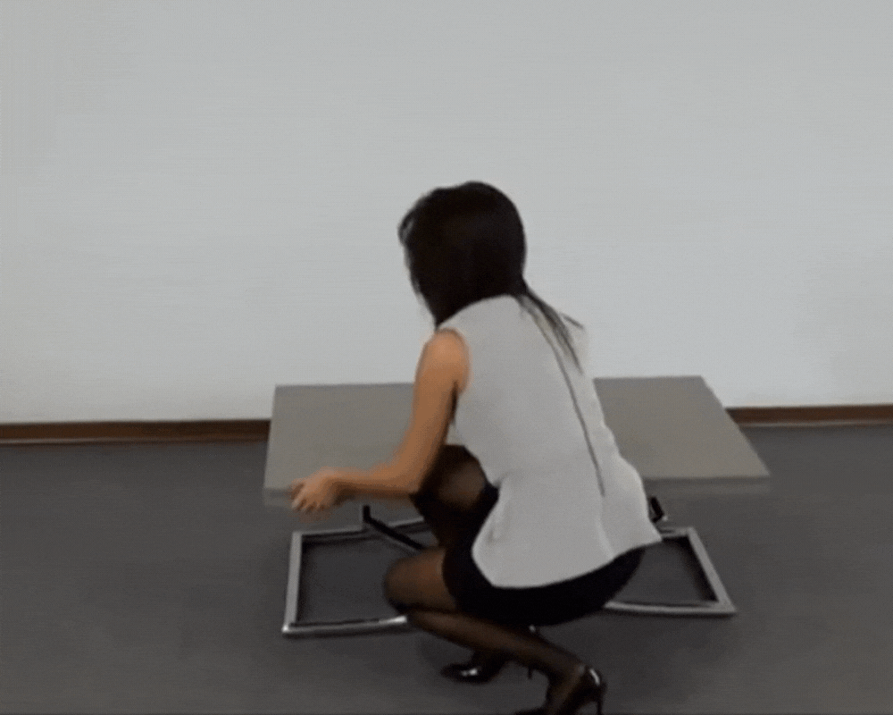 Table basse relevable extensible