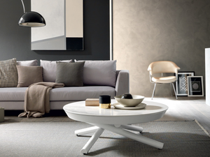 Table basse relevable ronde extensible – Helios