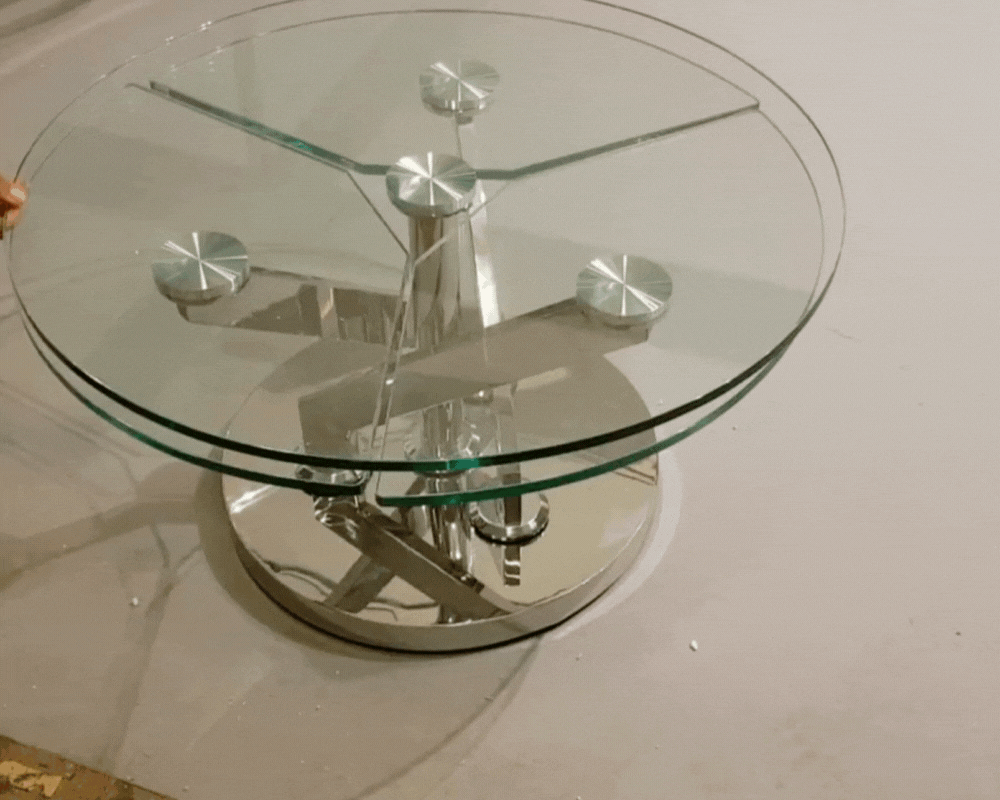 Table basse en verre design - Souffle d'intérieur