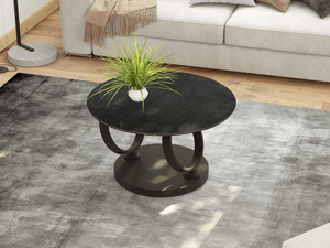 Table basse céramique ronde pivotante - Rosy