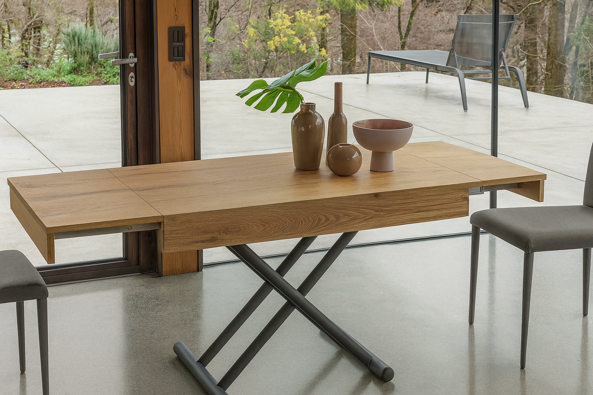 Table basse relevable extensible bois - Altacom - Souffle d'intérieur