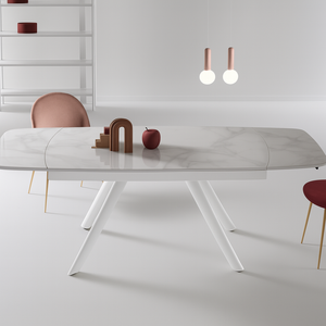 Table à manger extensible marbre - Terenceta