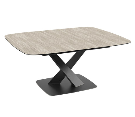 Table carré extensible plateau céramique - Akante - Souffle d'intérieur