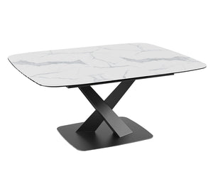 Table carré extensible plateau céramique - Akante - Souffle d'intérieur