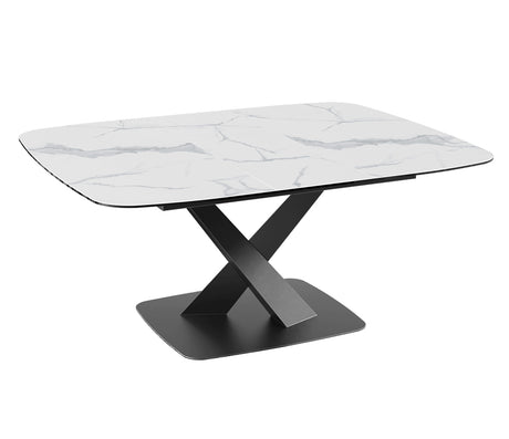 Table carré extensible plateau céramique - Akante - Souffle d'intérieur