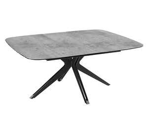 Table carré extensible plateau céramique - Akante - Souffle d'intérieur